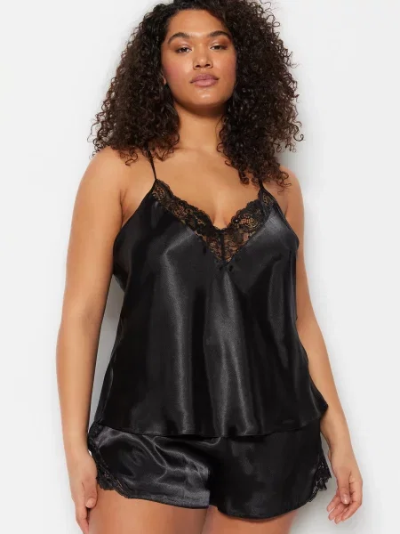 Piżama Trendyol czarna