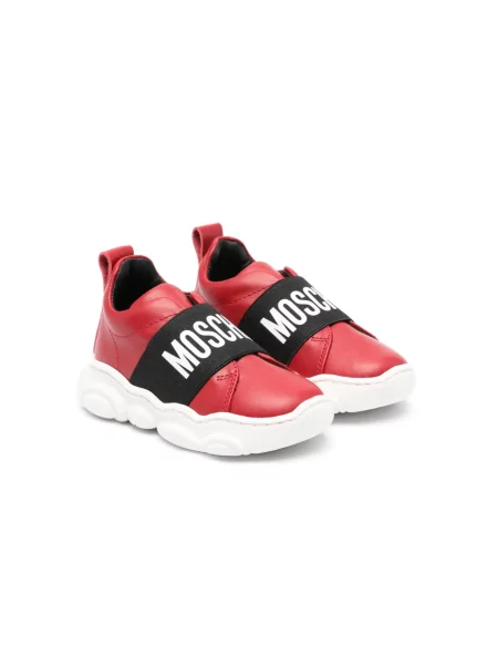 Sneakersy dziecięce Moschino czerwone