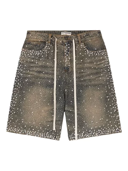 Džínové šortky Vale šedé