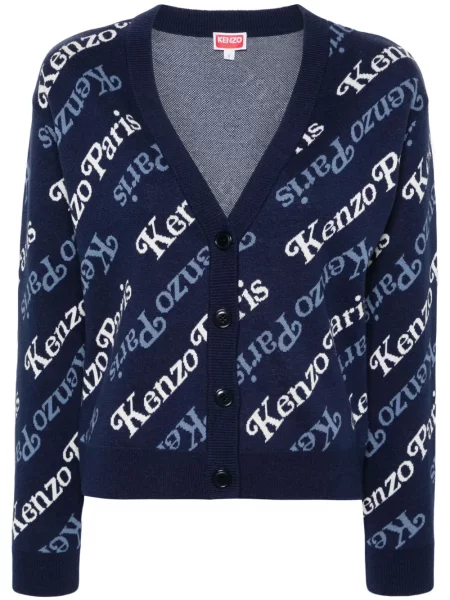 Cropp cardigan Kenzo albastru