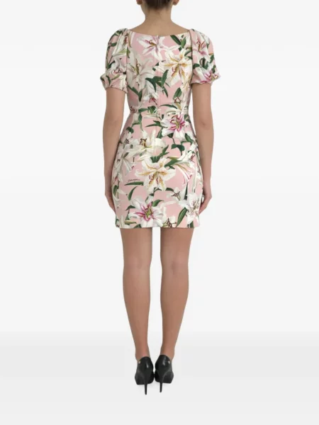 Rochie mini Dolce & Gabbana cu imagine roz