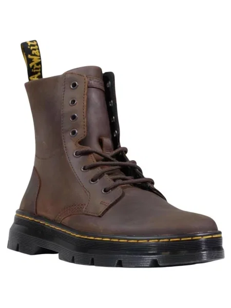 Boty Dr. Martens Combs Leather Crazy Horse Unisex hnědé