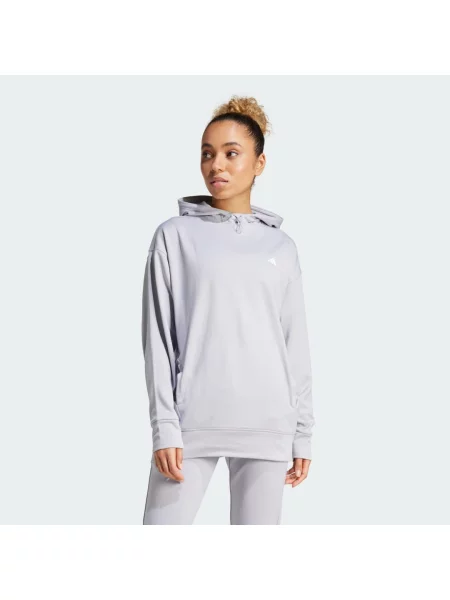 Bluza z kapturem AEROREADY Game and Go Fleece biała