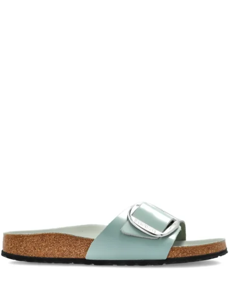 Sandale Birkenstock din piele cu cataramă albastru