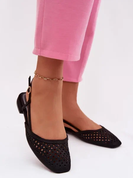 Balerinke Boto iz semiša črna