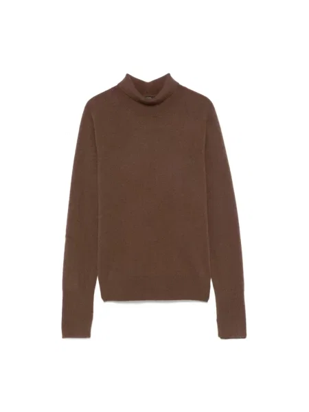 Sweter z golfem Joseph brązowy