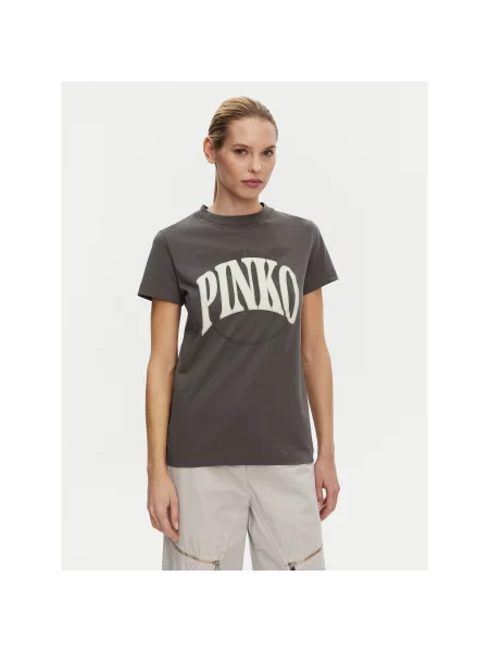 PINKO Majica Regular Fit siva