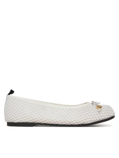 Балетки Love Moschino белые