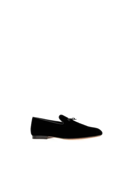 Aksamitne półbuty Tom Ford czarne