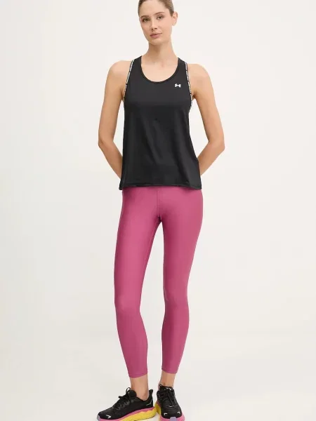 Under Armour Top za vadbo Tech Knockout črna