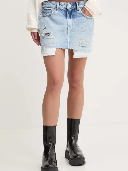 Tommy Jeans Farmer szoknya SOPHIE kék