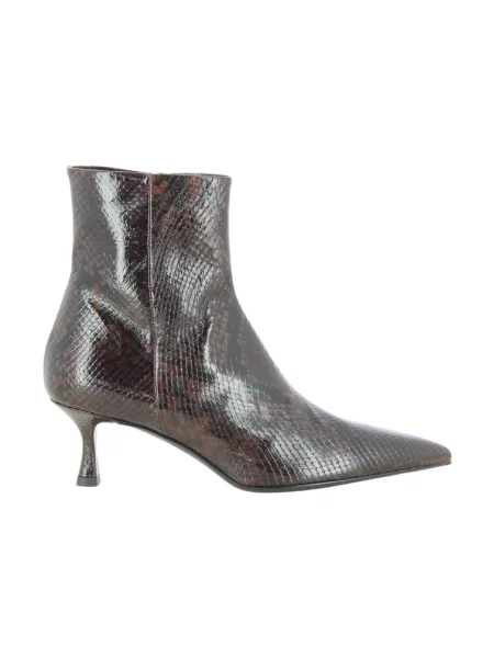 Buty do kostki Rotta skórzane brązowe