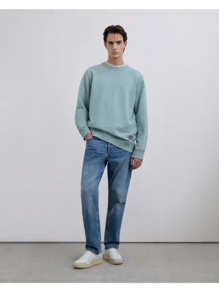 Scalpers Mikina Alpine / nefritová modrá