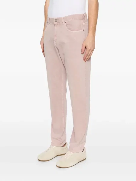 Pantaloni Eleventy cu 5 buzunare roz