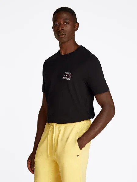Tommy Hilfiger Tricou Stack negru