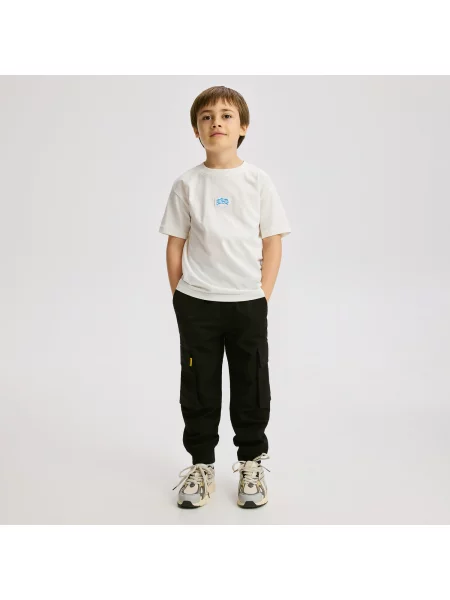 Reserved Kalhoty jogger s černý