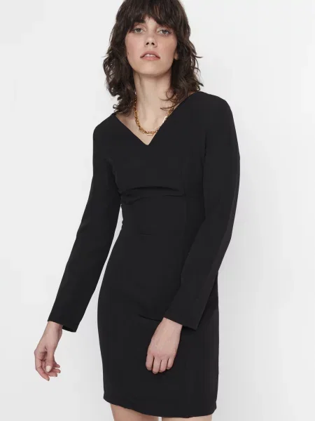 Rochie mini Trendyol țesută negru