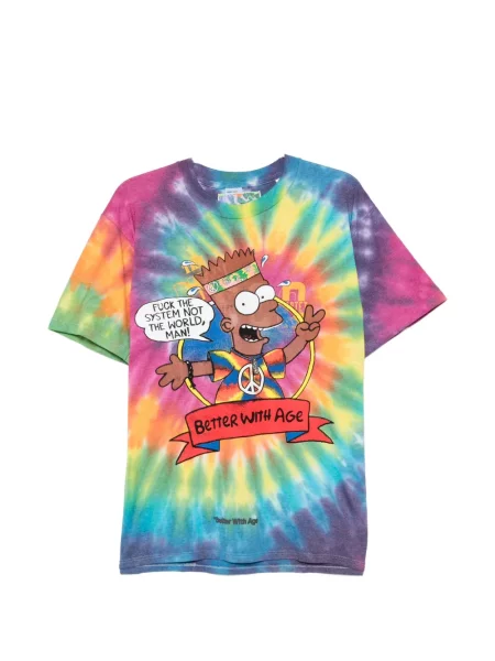 Tricou Better With Age cu imagine cu legături albastru