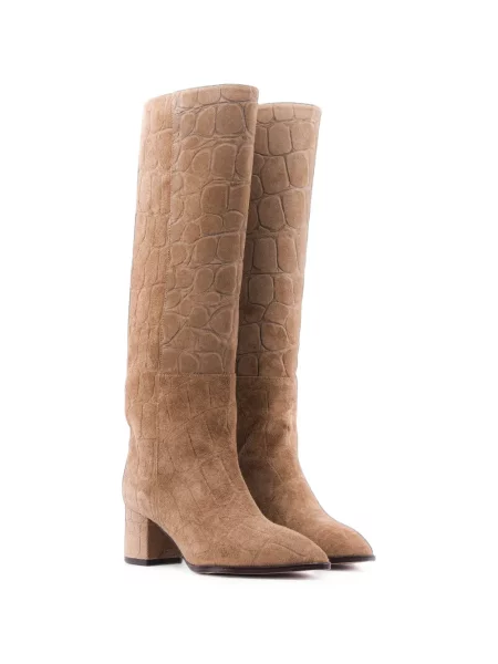 Μποτάκια Toral Shoes σουέντ καφέ