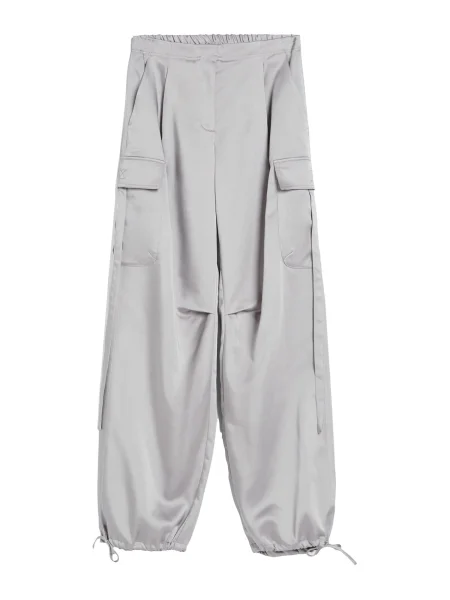 Bershka Pantaloni cu gri deschis