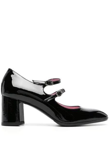 Pantofi cu toc Carel Paris din piele de lac negru