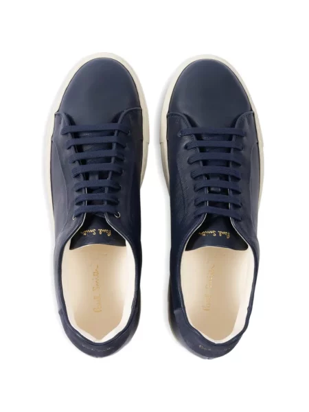 Sneakerși Paul Smith din piele de căprioară albastru
