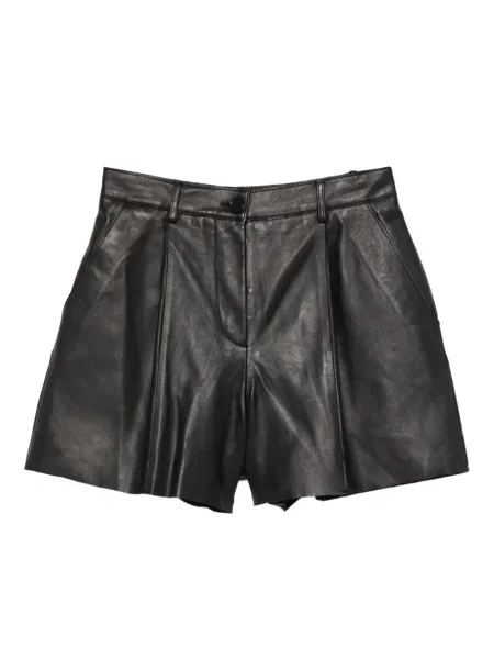 Skórzane szorty Parosh skórzane czarne