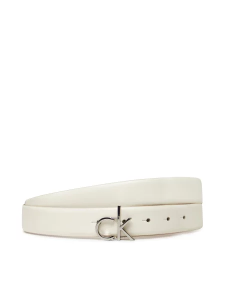 Moteriškas Calvin Klein Ck Buckle Belt balta