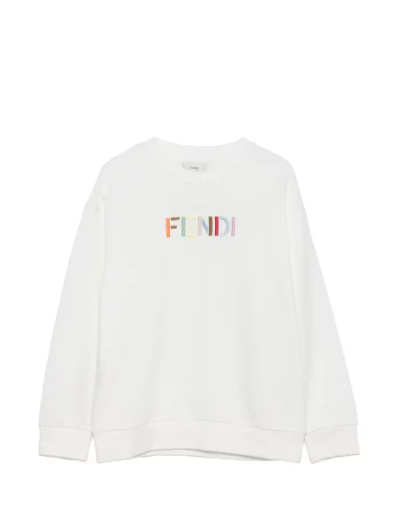 Bluza dziecięca Fendi biała