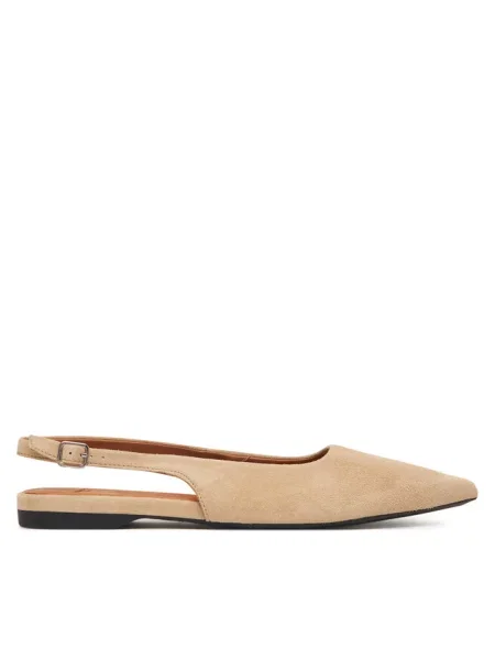 Vagabond Shoemakers baleriny zamszowe HERMINE beżowe