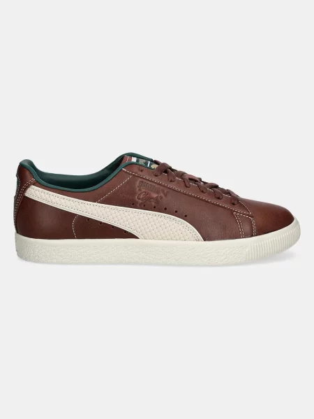 Шкіряні кросівки Puma Clyde Palais Artisan коричневий