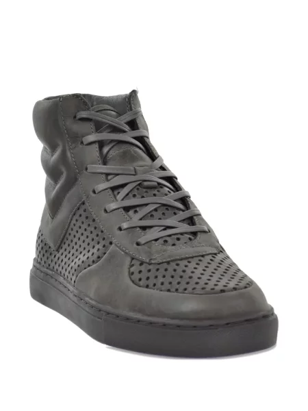 Sneakerși Pony din piele gri