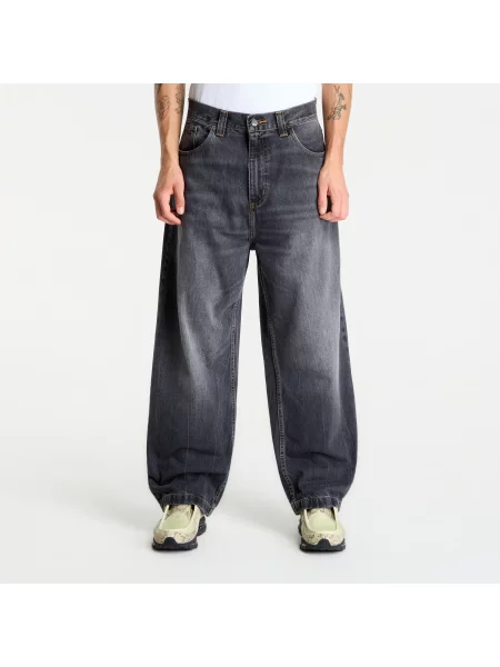 Blugi Carhartt WIP Brandon Pant Black Marble Used Wash M negru