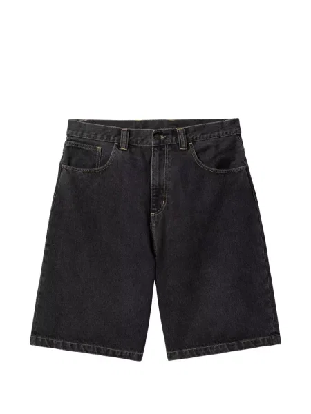 Pantaloni scurți Carhartt Wip cu strasuri negru