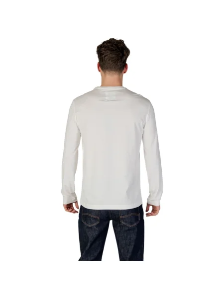 Tricou mânecă lungă Eax alb