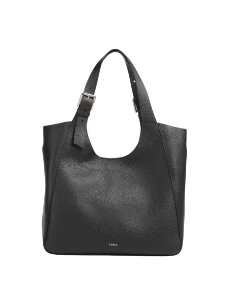Shopperka Furla skórzana czarna