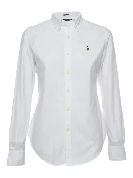 Polo Polo Ralph Lauren cu broderie gri