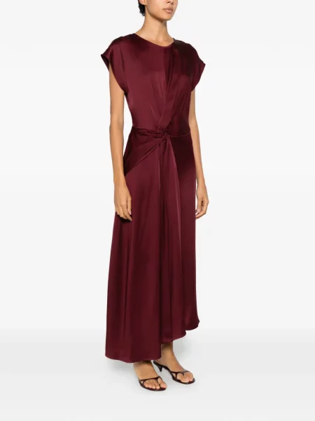 Rochie Victoria Beckham asimetrică roșu