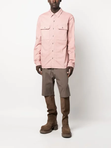Dlouhá košile Rick Owens Drkshdw růžová
