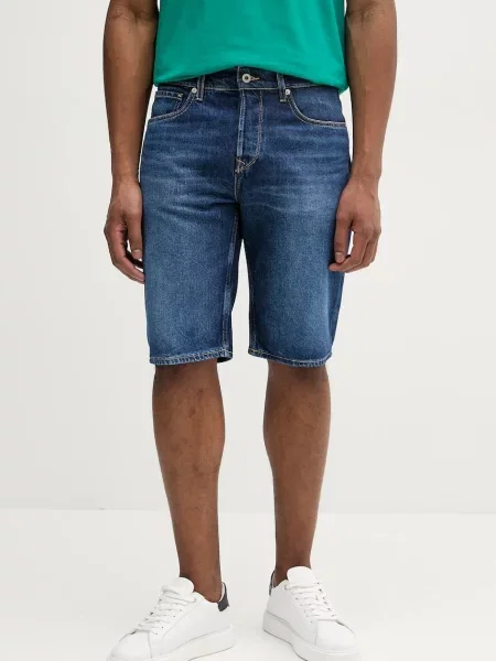 Jeans kratke hlače Pepe Jeans RELAXED SHORT CALLEN mornarsko modra