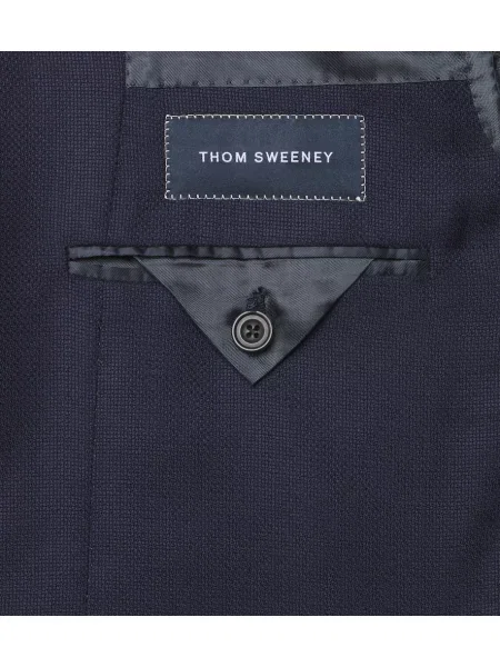 Sacou Thom Sweeney de lână albastru