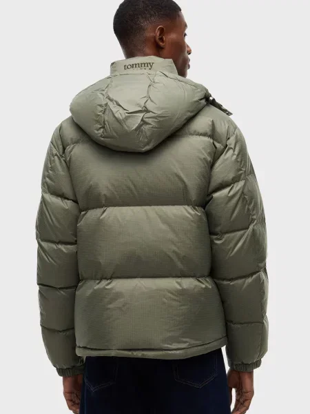 Джинсова куртка Tommy Jeans зелена