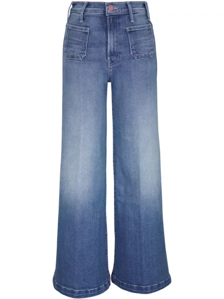 Jeansy dzwony Mother dzwony niebieskie