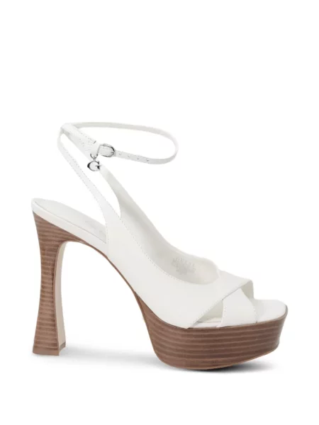 Sandale Guess cu platformă cu bretele alb