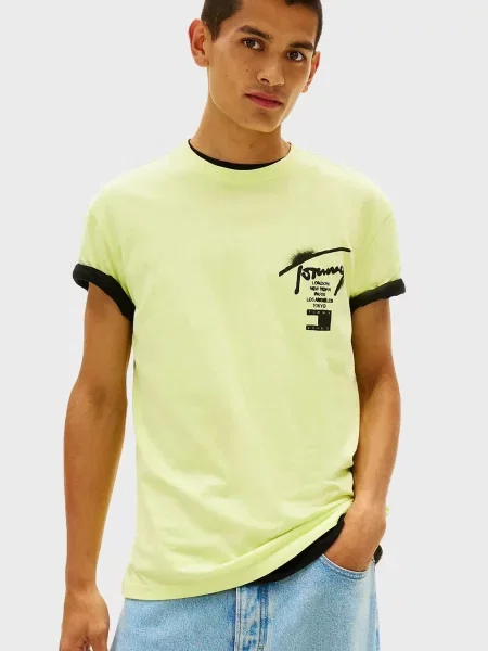 Футболка Tommy Jeans жовта