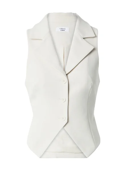 Millane Vestă de costum kitt alb