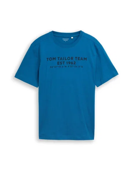 TOM TAILOR Majica safir črna