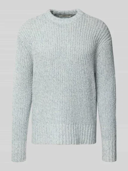 Sweter wełniany o kroju relaxed fit z obniżonymi ramionami model ‘CHICAGO’ Selected Homme