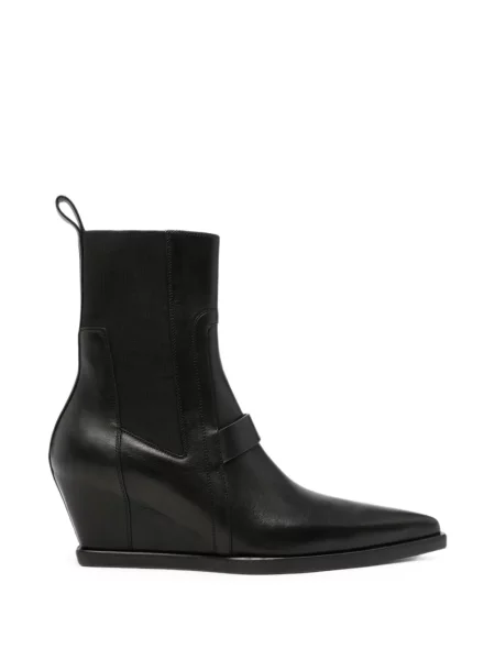 Botine Rick Owens cu pană negru