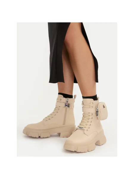 Členková obuv Steve Madden béžová